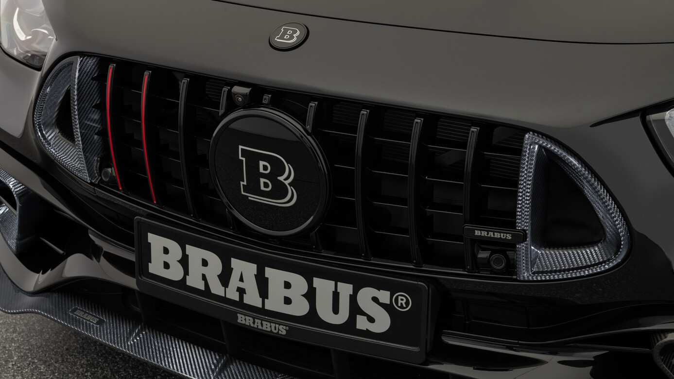 Carbon front grille inserts Brabus for Mercedes E-class AMG W213 AMG E 63 Facelift/Restyling