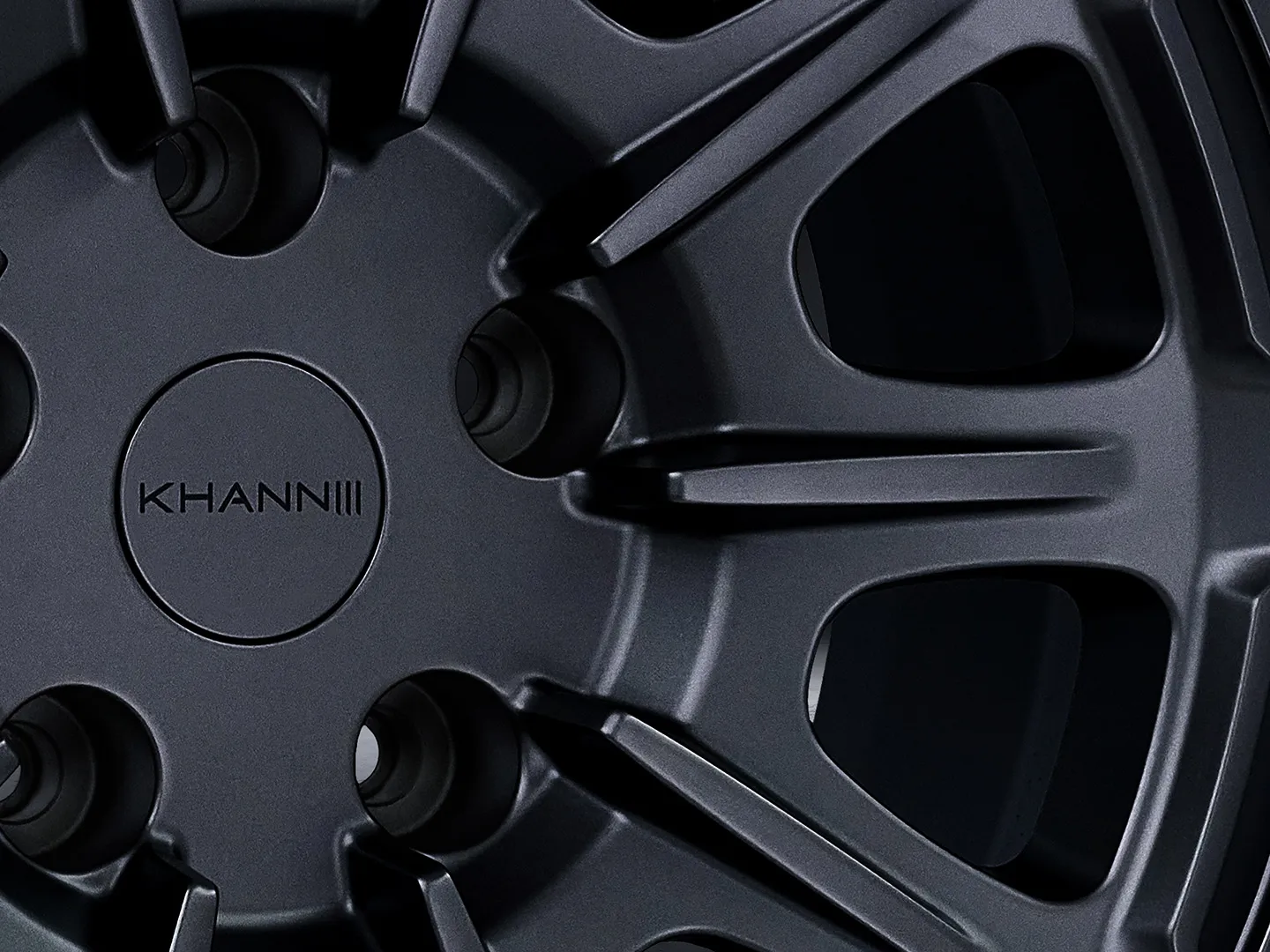 Khann KW LT3 Black Satin — 3/4 view