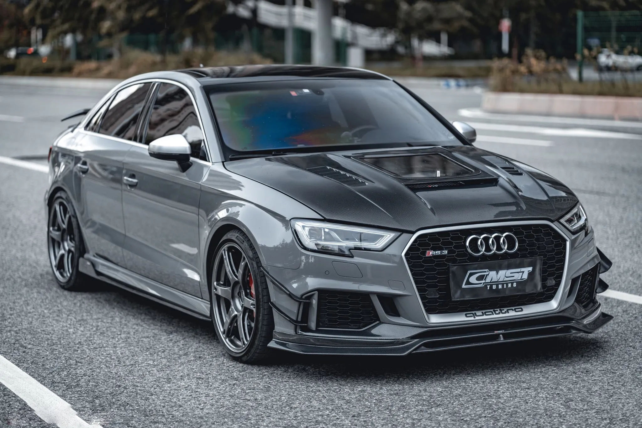 Check our price and buy CMST Carbon Fiber Body Kit set for Audi RS3!