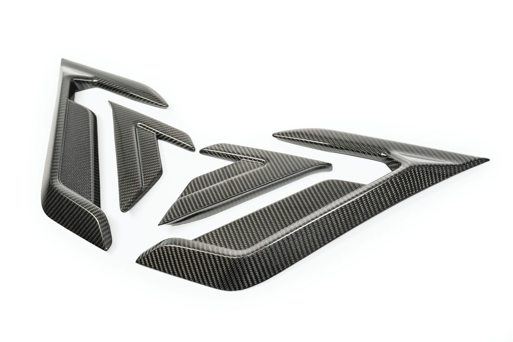 Front bumper pads Carbon for BMW X6 M F96