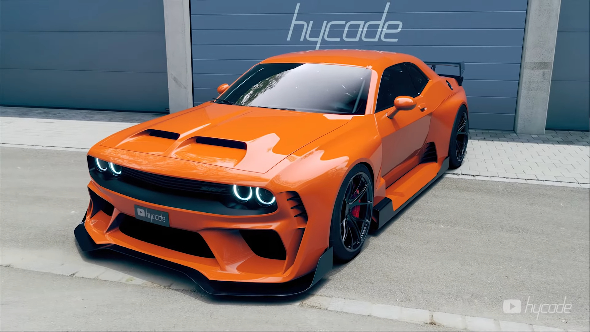 Dodge Challenger Demon Custom Wide Body Kit by Hycade