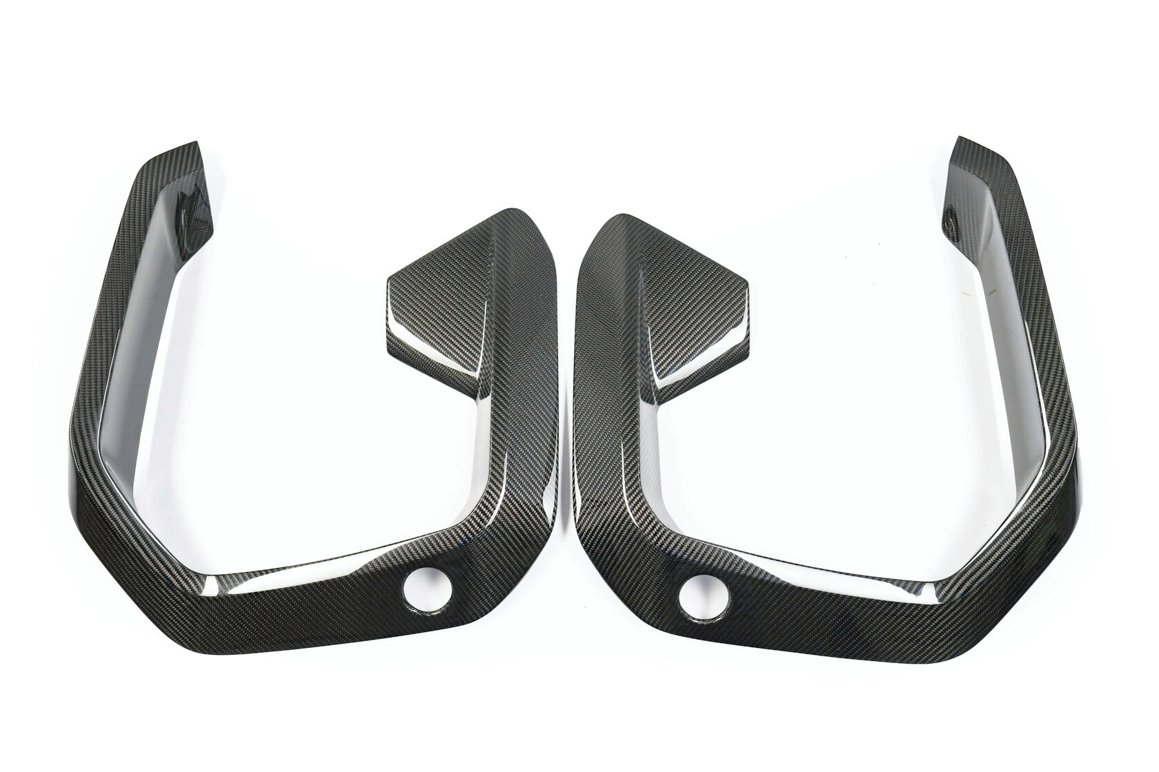 Fangs of the front bumper Carbon for BMW X6 M F96