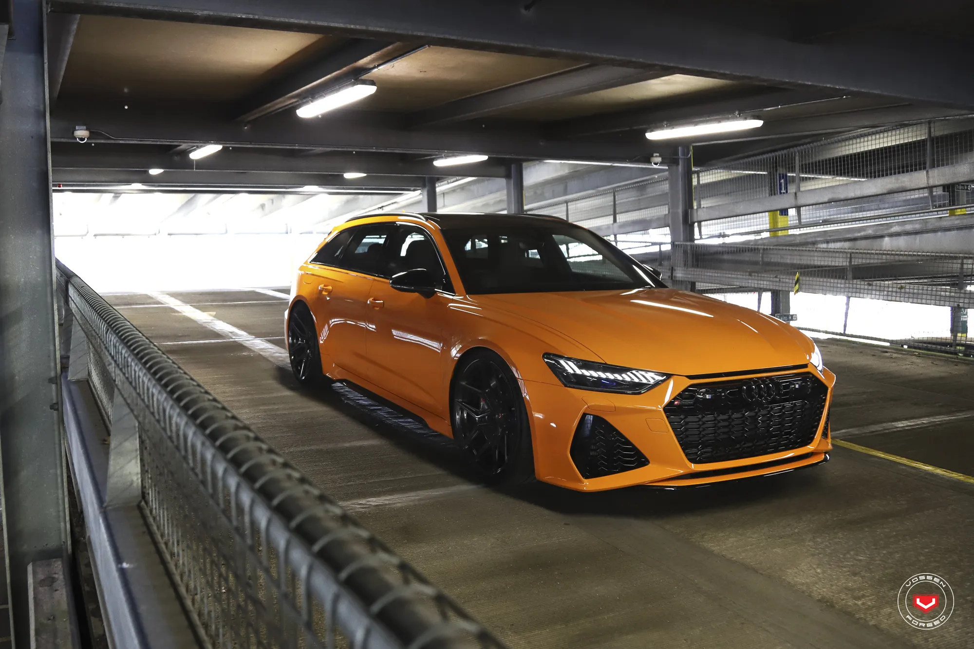 Vossen EVO 4R forged wheel — full set display