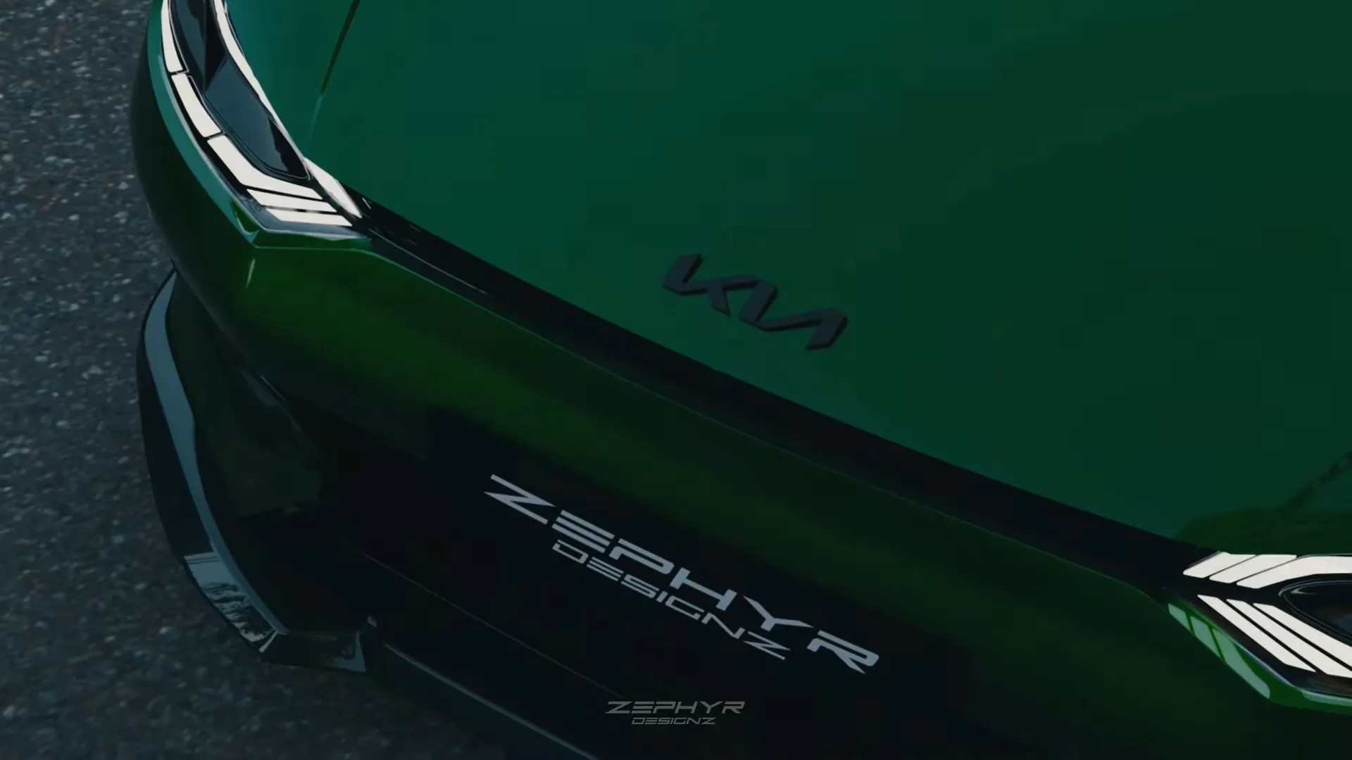 KIA EV6 X 2023 Custom Wide Body Kit by Zephyr