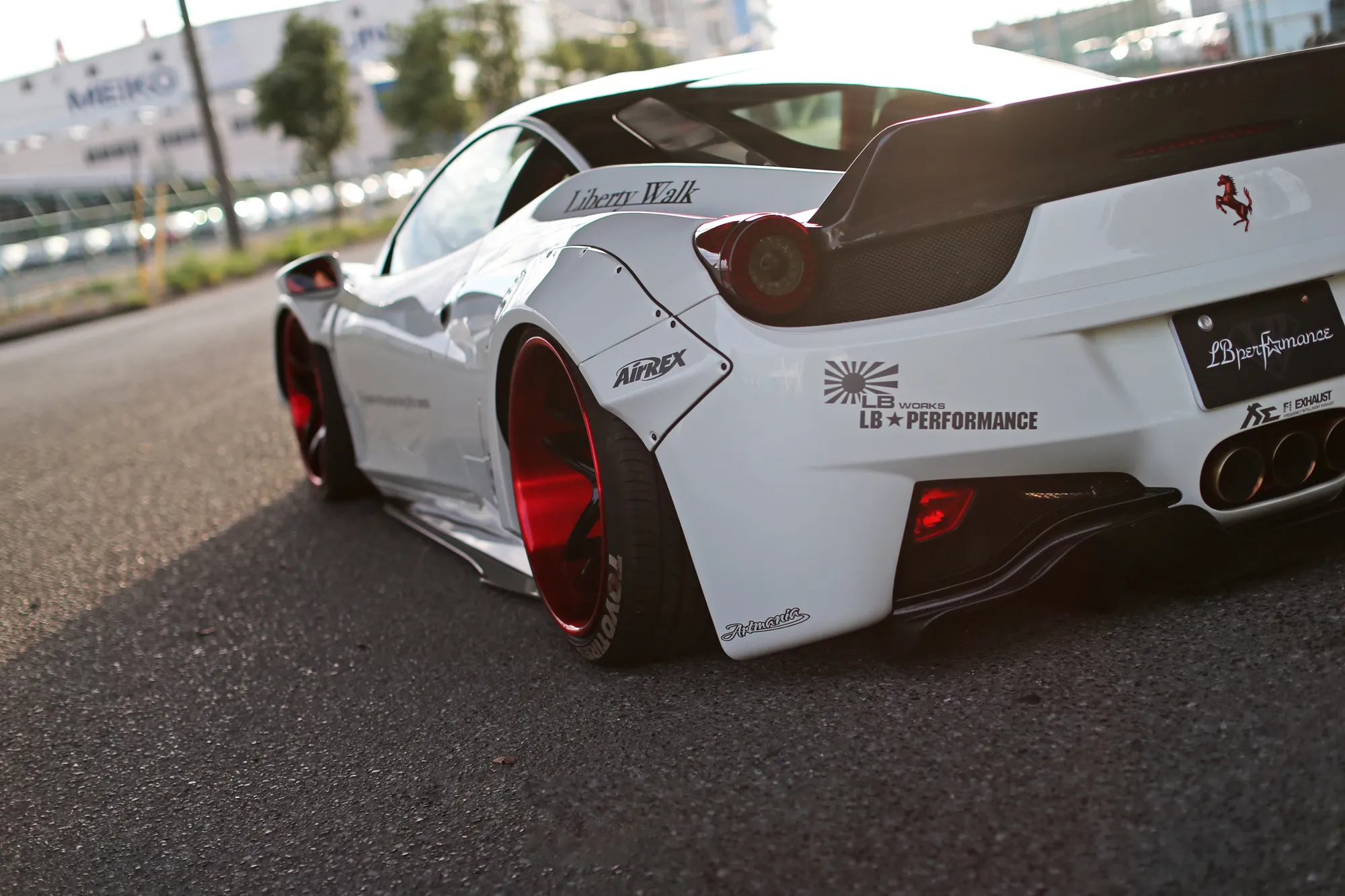 Check our price and buy Liberty Walk body kit for Ferrari 458!