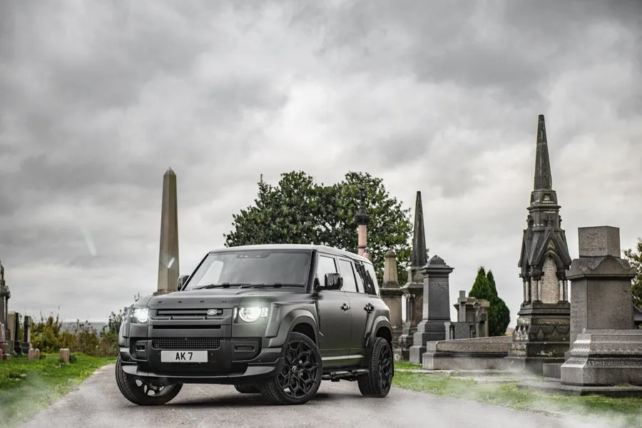 Check our price and buy Kahn Design carbon fiber body kit set for Land Rover Defender 110 wide track