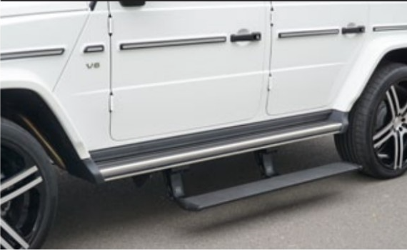 Electrical auto side steps - long Mansory for Mercedes G-class G500 / AMG G63 W463A