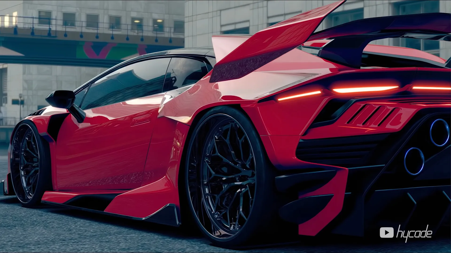 Lamborghini Huracan Custom Wide Body Kit by Hycade