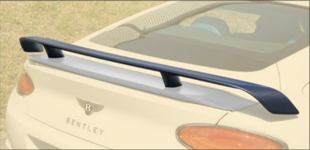 Biplane performance wing Mansory Carbon for Bentley Continental GT GTC V8