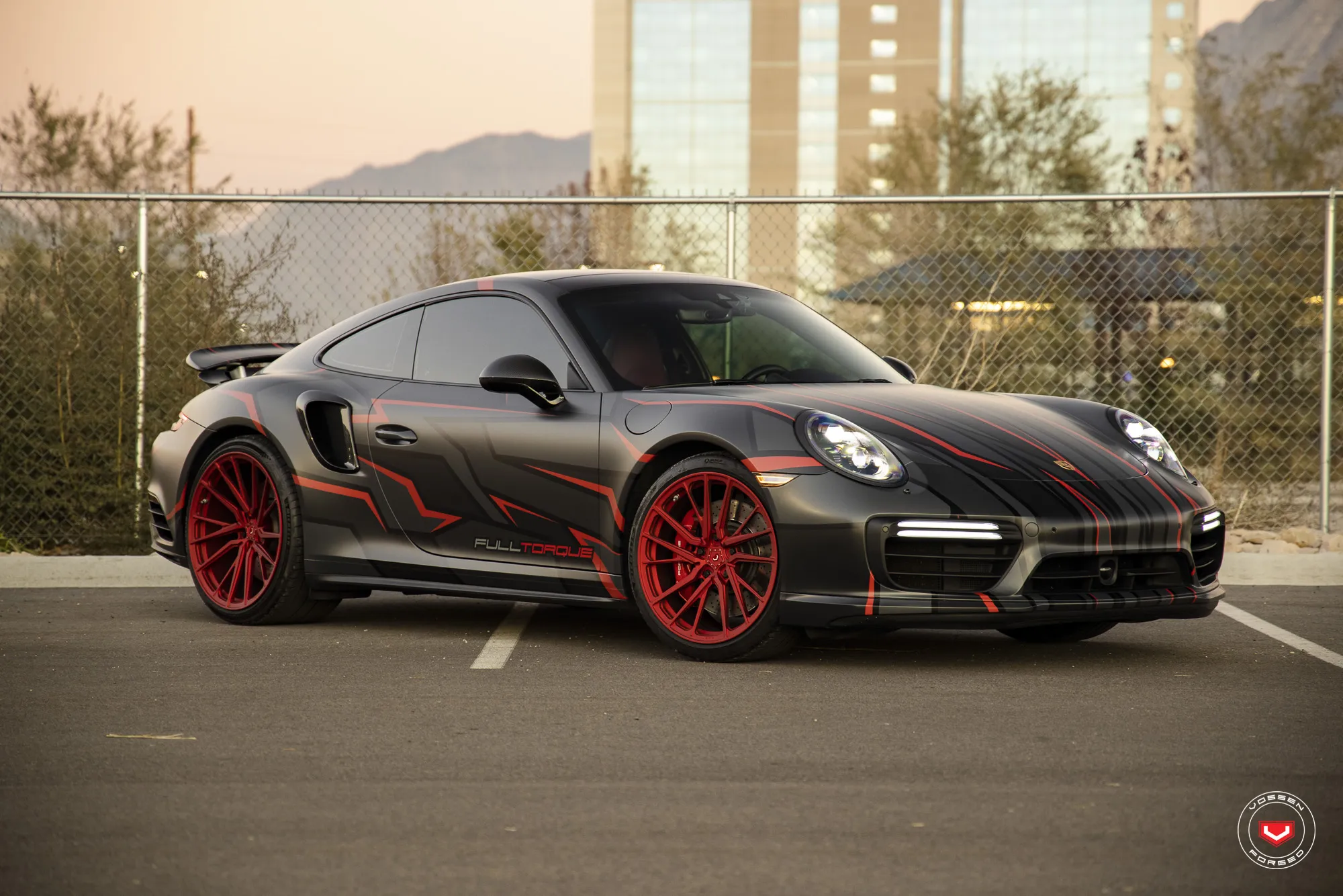 Vossen M X4T forged wheel — side profile