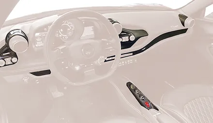 Interieur trim Keyvany Carbon for Ferrari F8 Tributo 