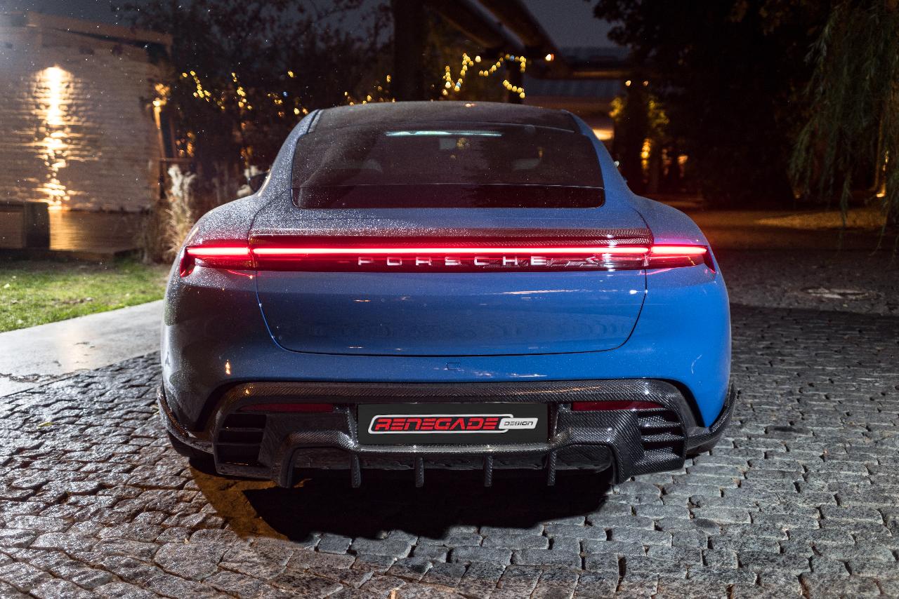 Rear bumper diffuser Renegade Design for Porsche Taycan Buy with