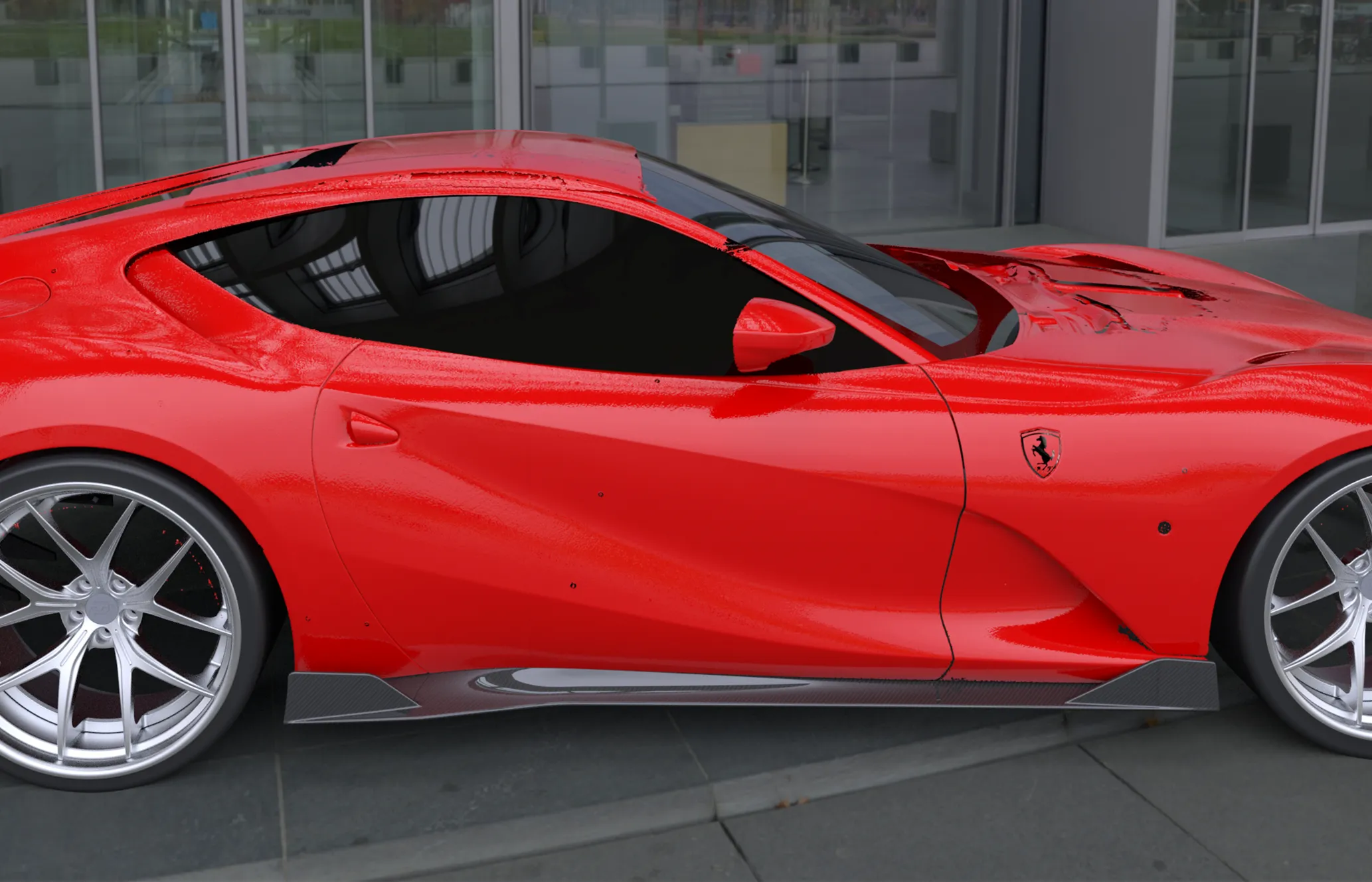 Check price and buy Duke Dynamics Body kit set for Ferrari 812