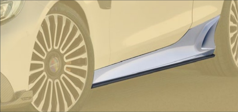 Side skirts Mansory Carbon for Mercedes S-Class С217 Coupe / Cabrio AMG S63 