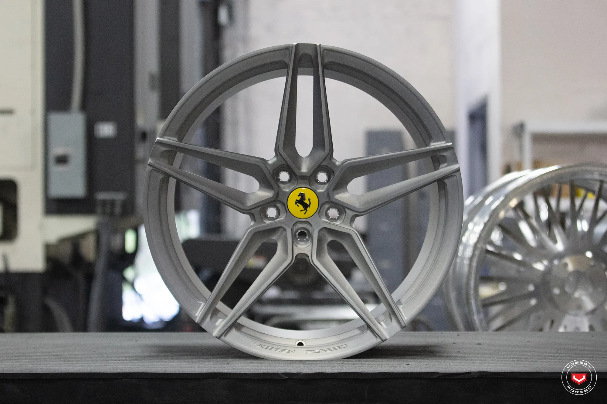 Vossen EVO 1 forged wheel — concave face detail