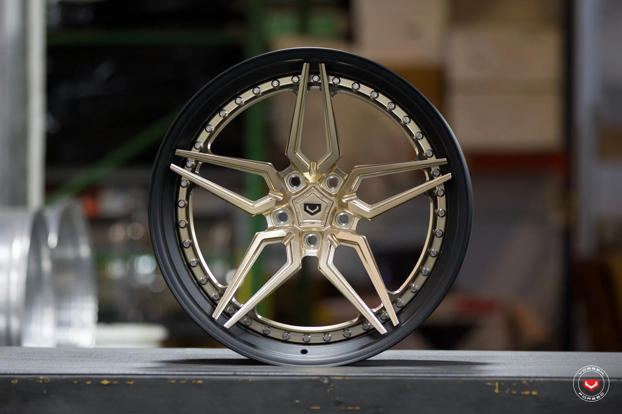 Vossen M X1 3 PIECE 3-piece forged wheel — side profile
