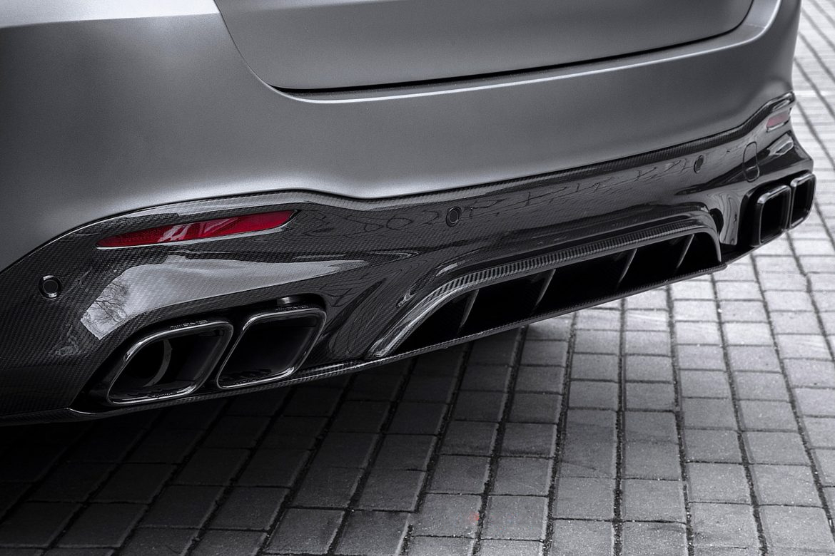 Rear diffuser AMG 63 Design 1.0 Carbon for Mercedes-Benz GLS AMG X167 AMG GLS 63