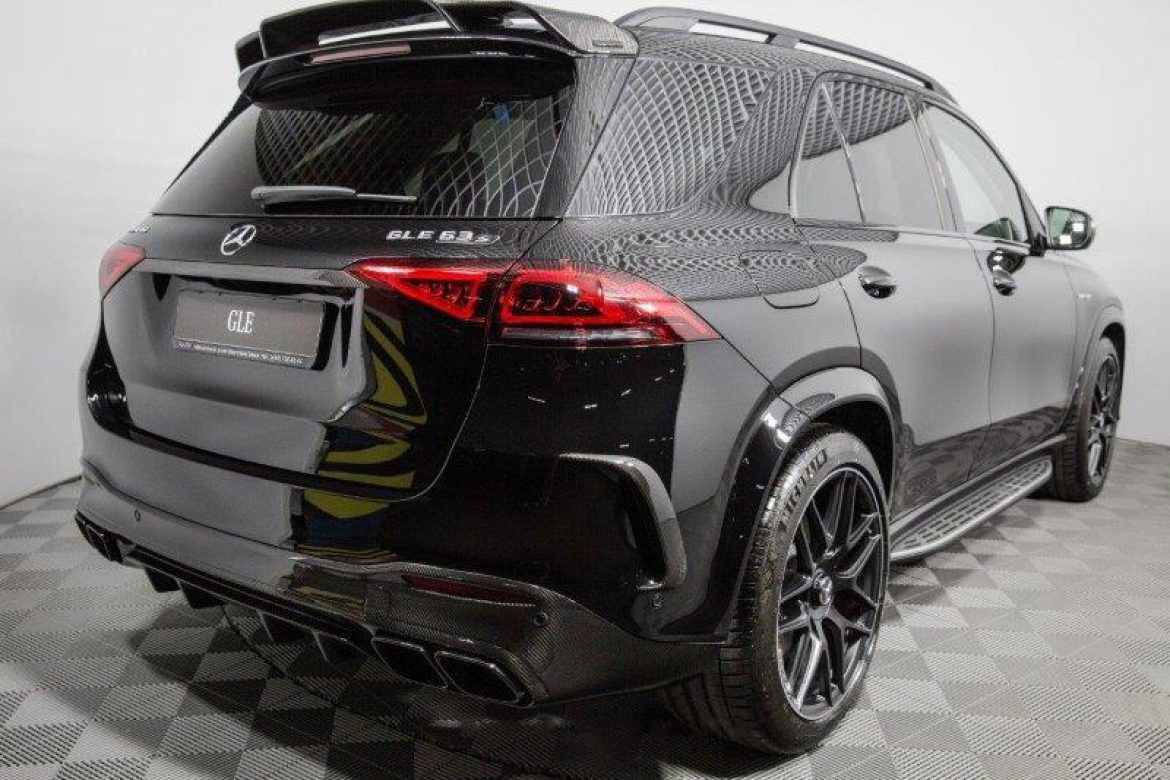 Rear diffuser 63 AMG Design BS Style Carbon for Mercedes GLE SUV AMG V167 AMG GLE 63