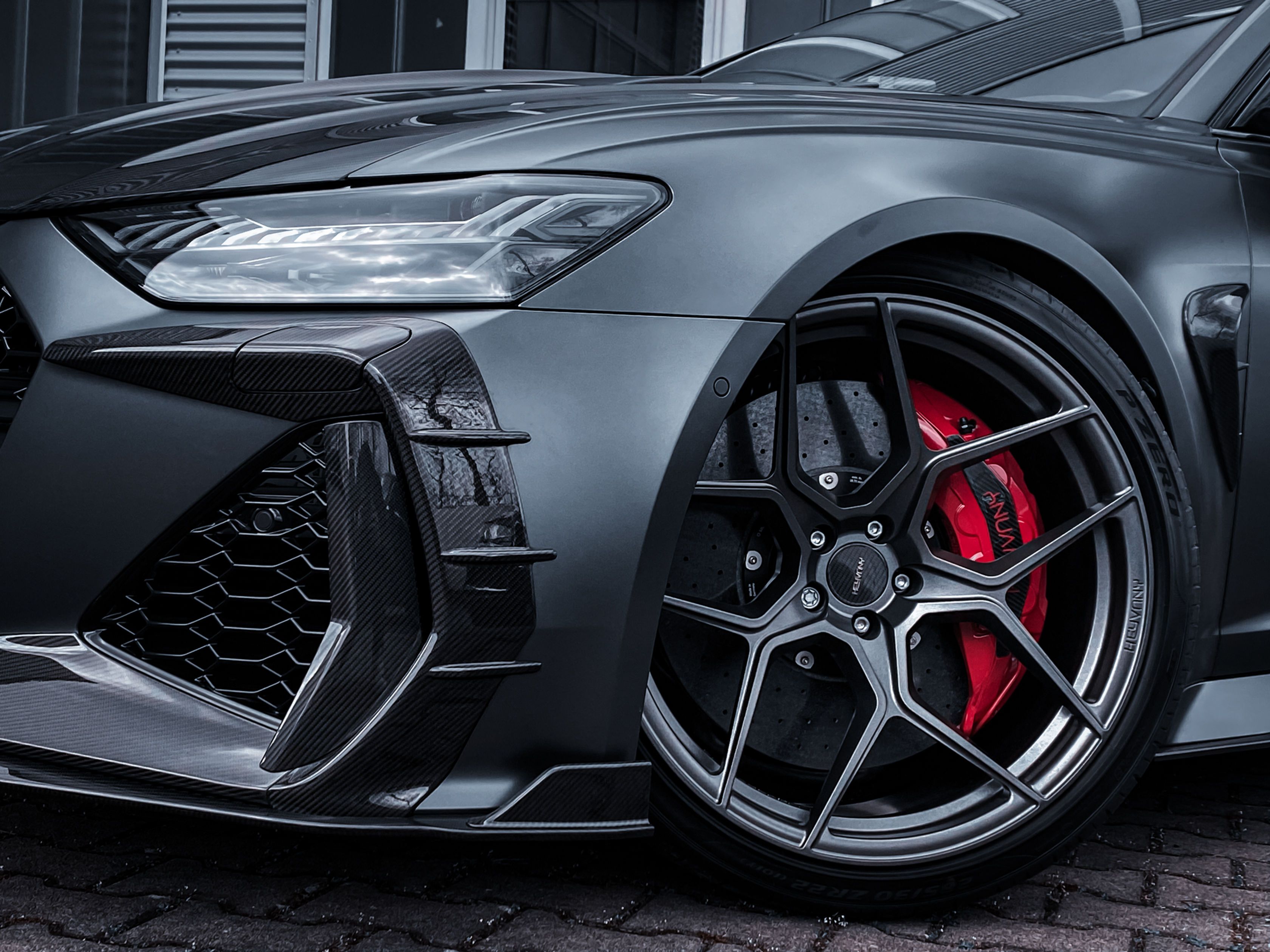 Check price and buy Keyvany Carbon Fiber Body kit set for Audi RS 6 C8