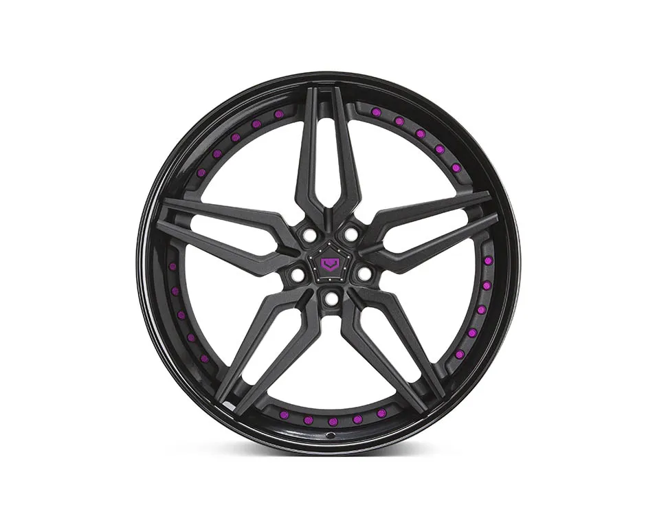 Vossen M X1 3 PIECE 3-piece forged wheel — finish detail