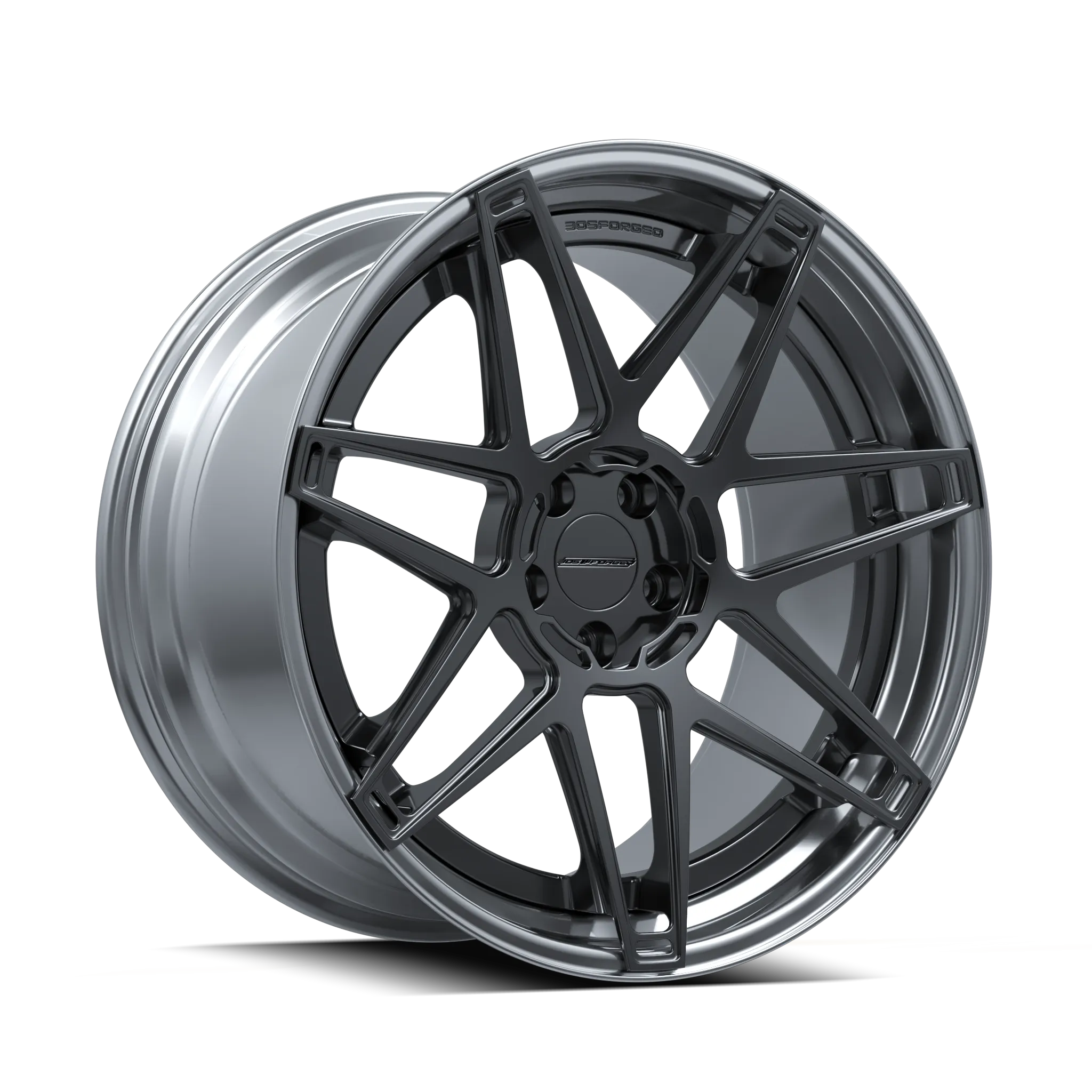 305 Forged UF/2-150 Two-Piece Forged Wheel — front view render