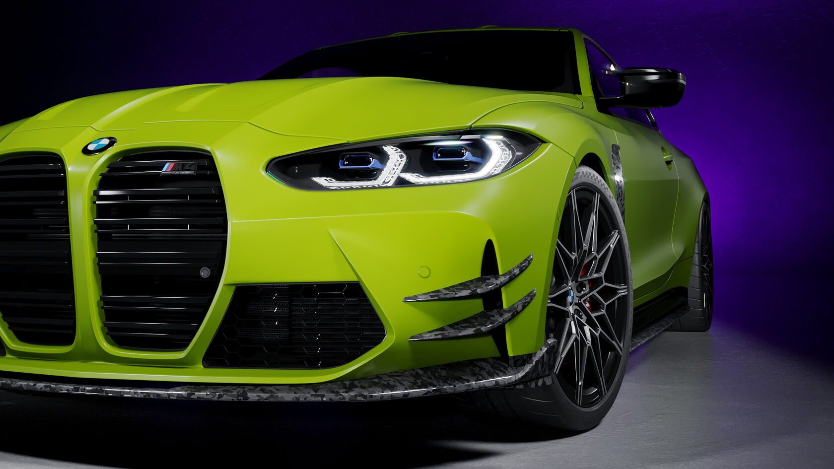 Canards Sport Tech Forged Carbon for BMW M3 G80