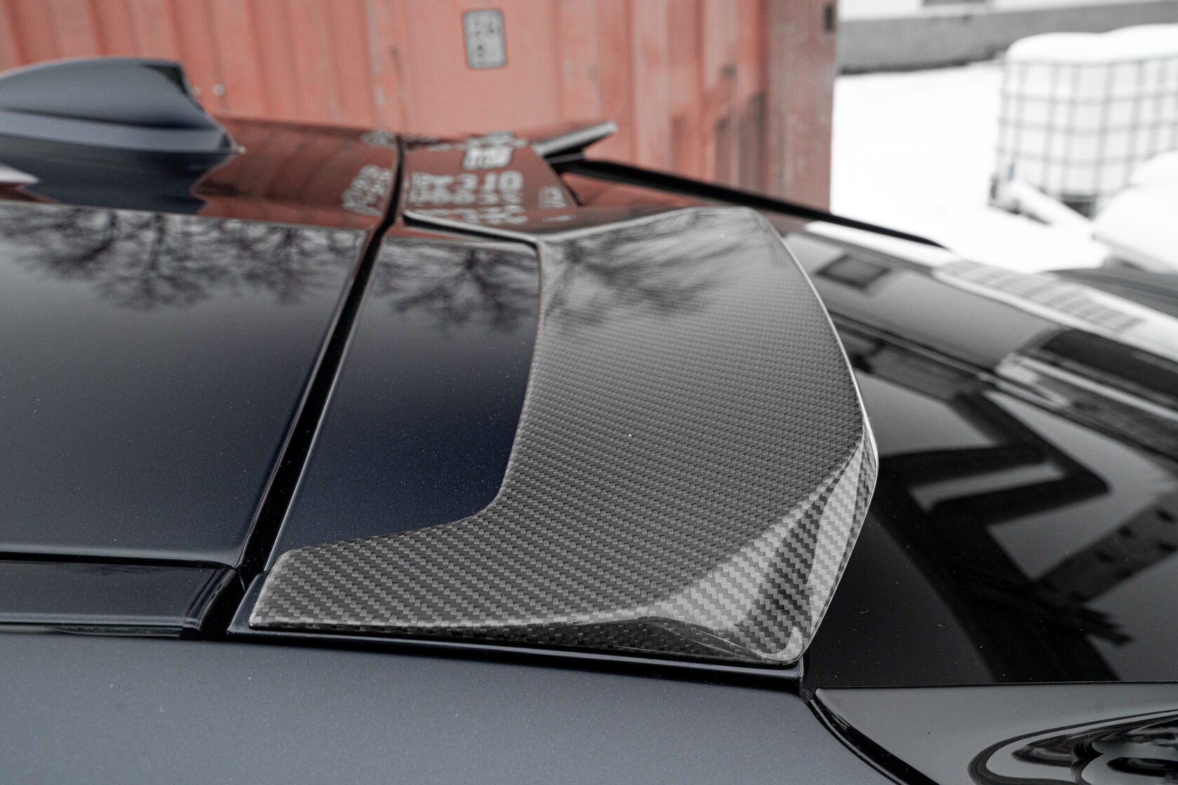 Roof spoiler Megalodon Carbon for BMW X6 M F96