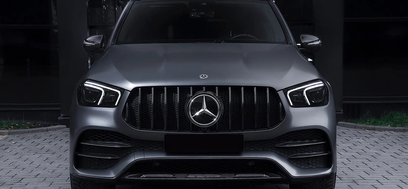 Side moldings 4pc carbon for Mercedes-Benz GLE V 167 AMG Line