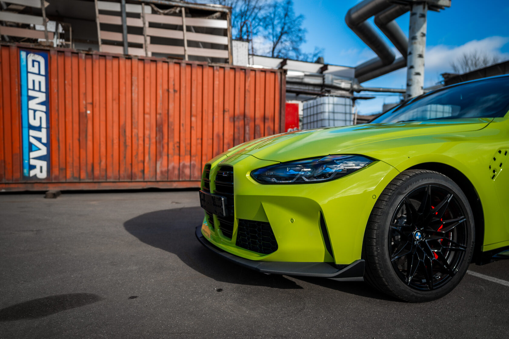 Front Bumper Lip Sport Tech Carbon For BMW M3 G80 Buy With Delivery