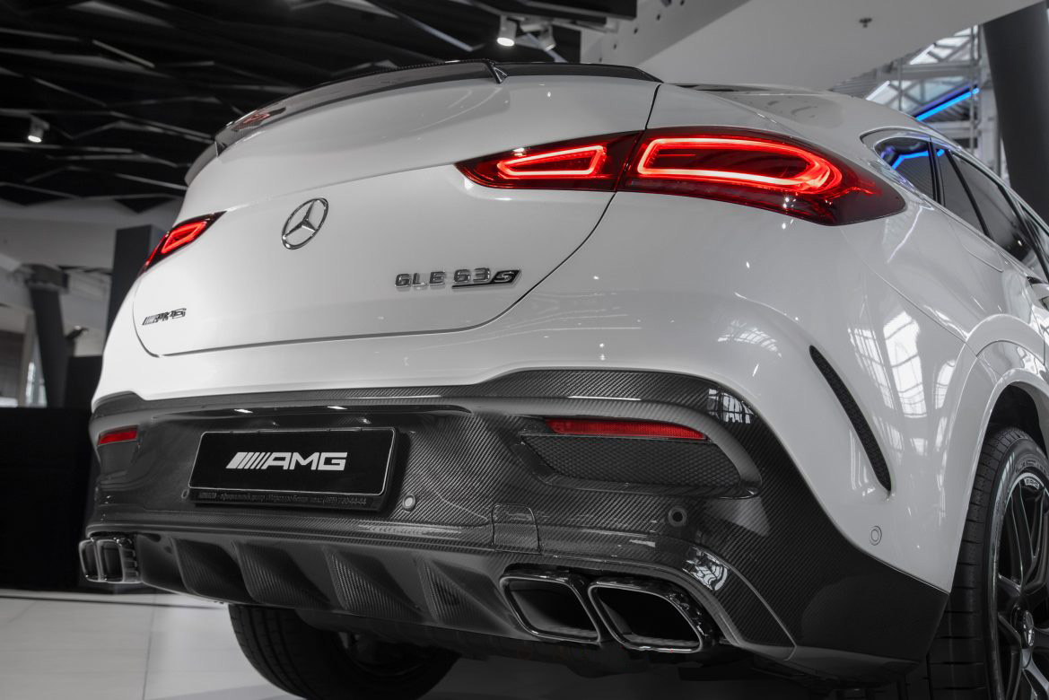 Rear spoiler (small) BS Style Carbon for Mercedes-Benz GLE Coupe AMG C167 AMG GLE 63