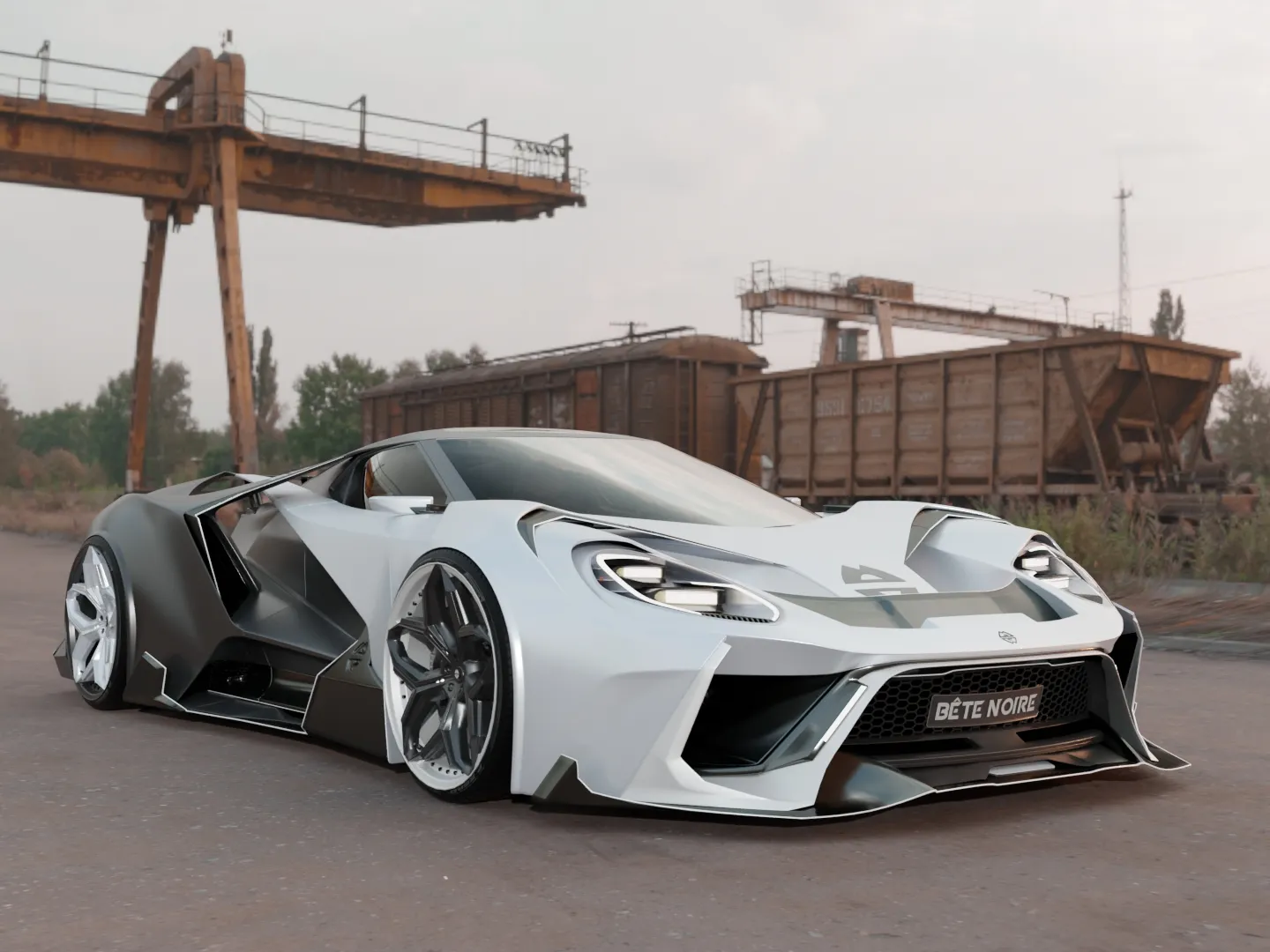 Ford GT Custom Design Wide Body Kit by Bête Noire