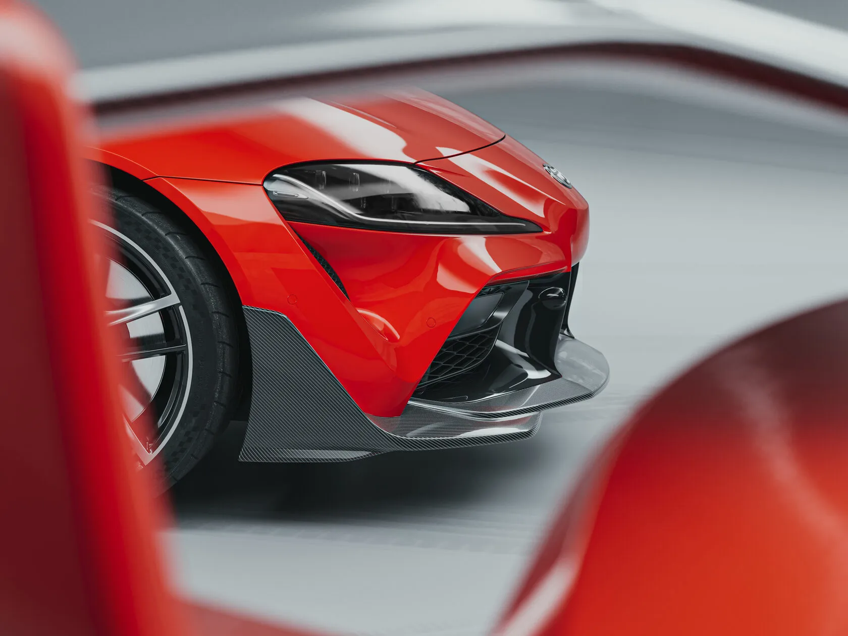 Front lip Carbon Talaria for Toyota Supra A90/A91