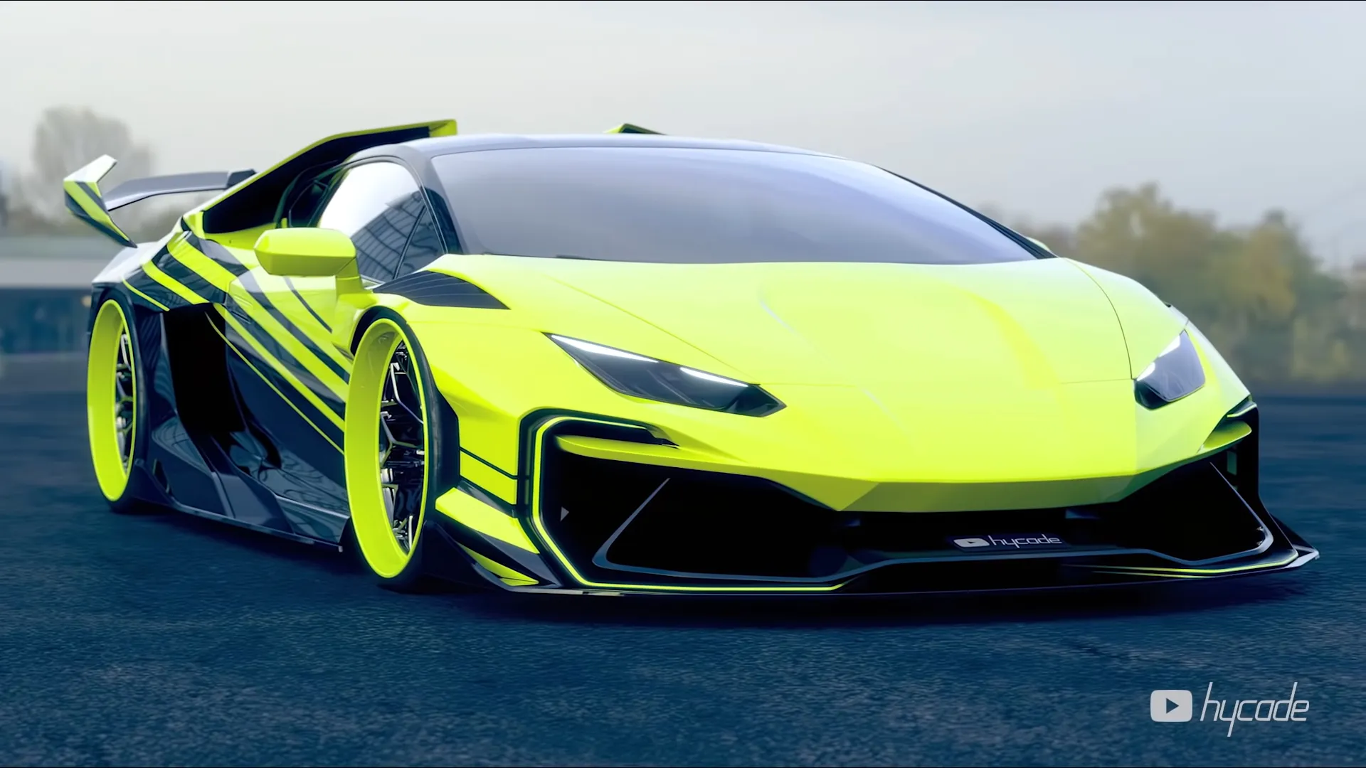 Lamborghini Huracan Custom Wide Body Kit by Hycade