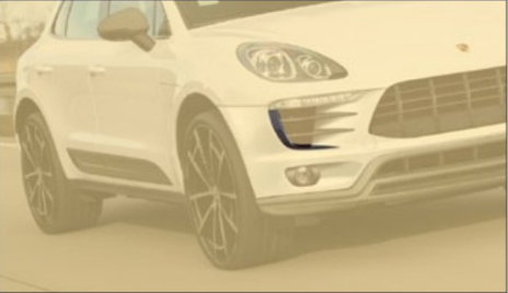 Front bumper spitter add-on - diesel Mansory Carbon for Porsche Macan