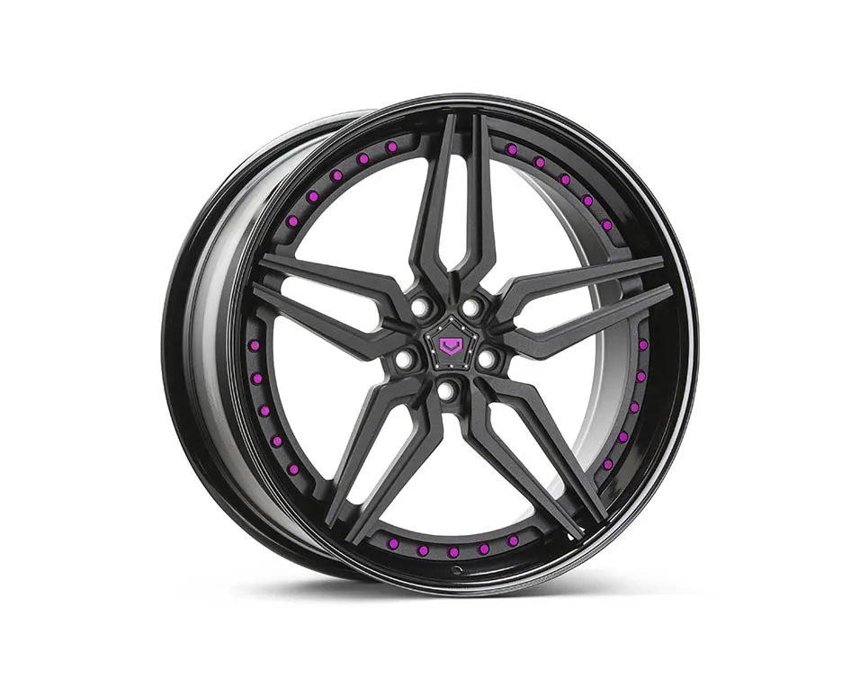 Vossen M X1 3 PIECE 3-piece forged wheel — full set display