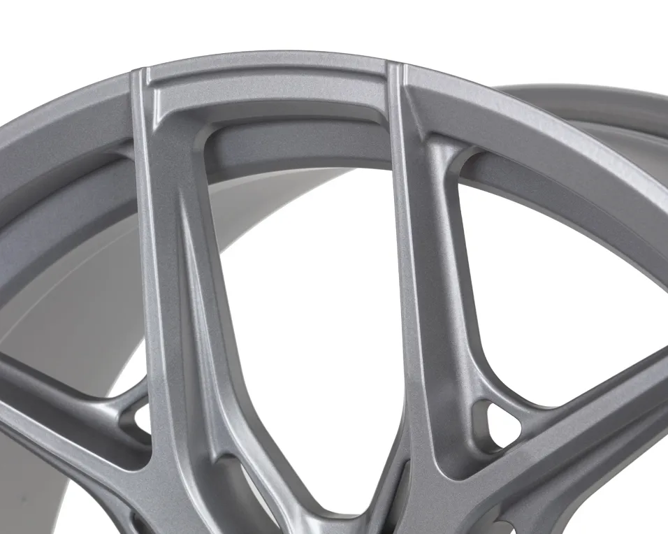 Vossen HF6 4 hybrid forged wheel — close-up spoke detail