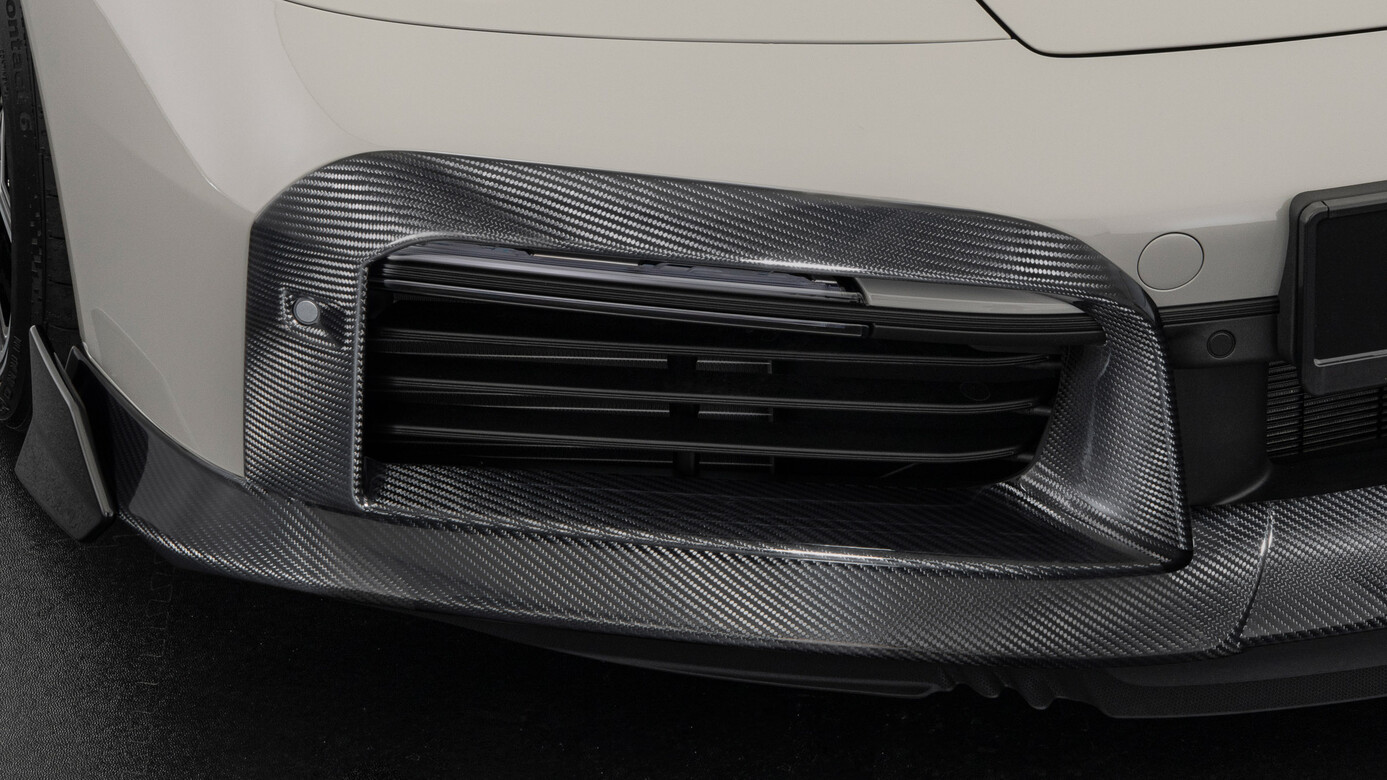 Front bumper inserts BS Style Carbon for Porsche 911 Turbo