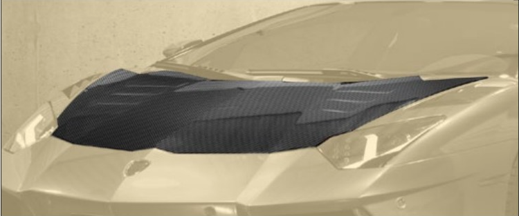 Front bonnet Mansory Carbon for Lamborghini Aventador