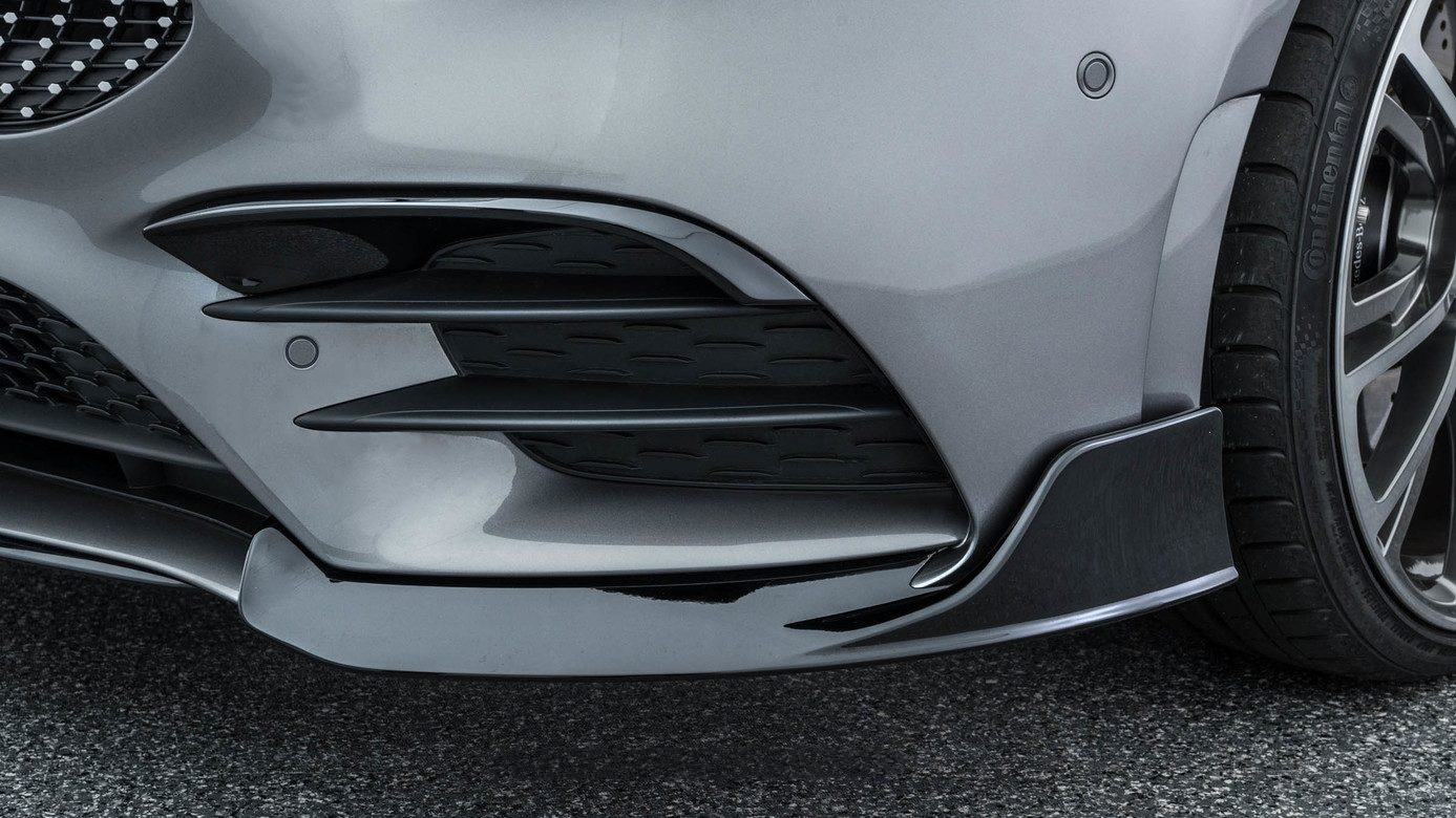 Front fascia top inlays BS Style Carbon for Mercedes A-class W177 A 160 - A 250 | AMG Line