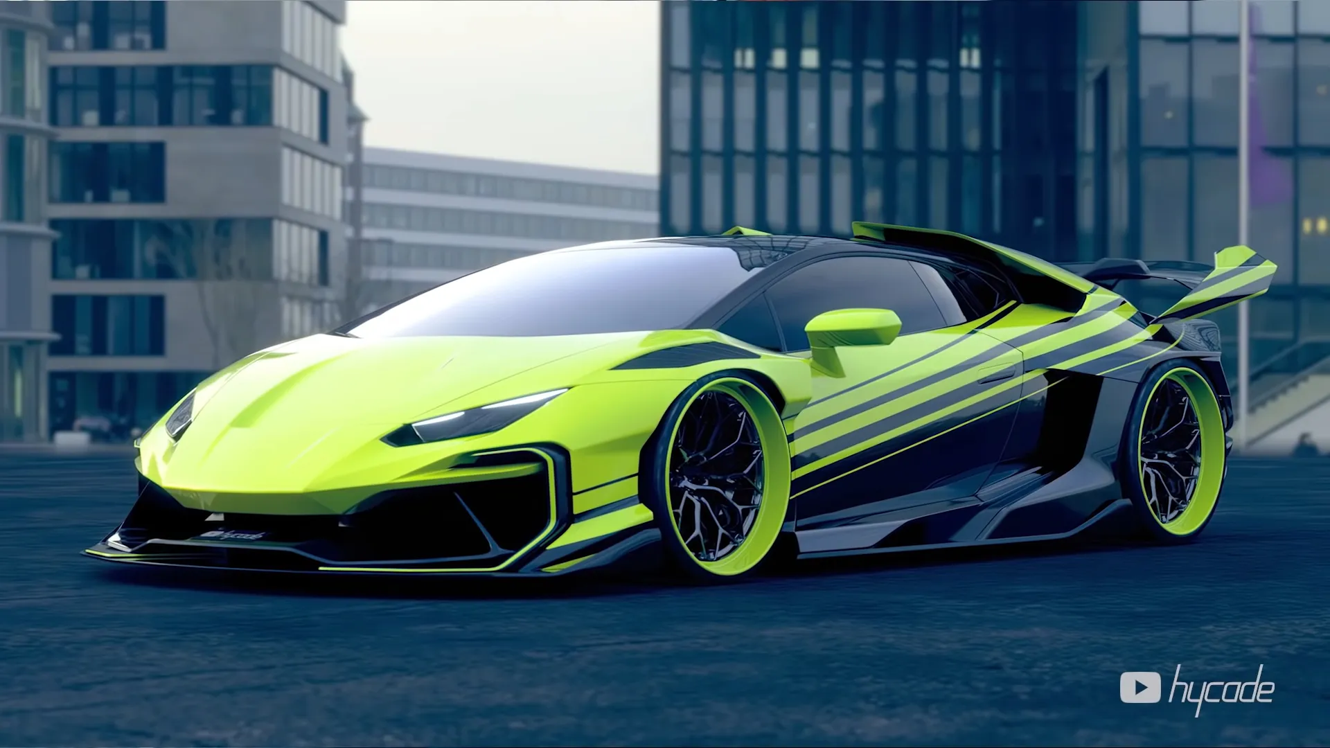 Lamborghini Huracan Custom Wide Body Kit by Hycade