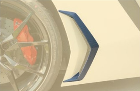 Air outtake cover - side skirt Mansory Carbon for Lamborghini Aventador Competition