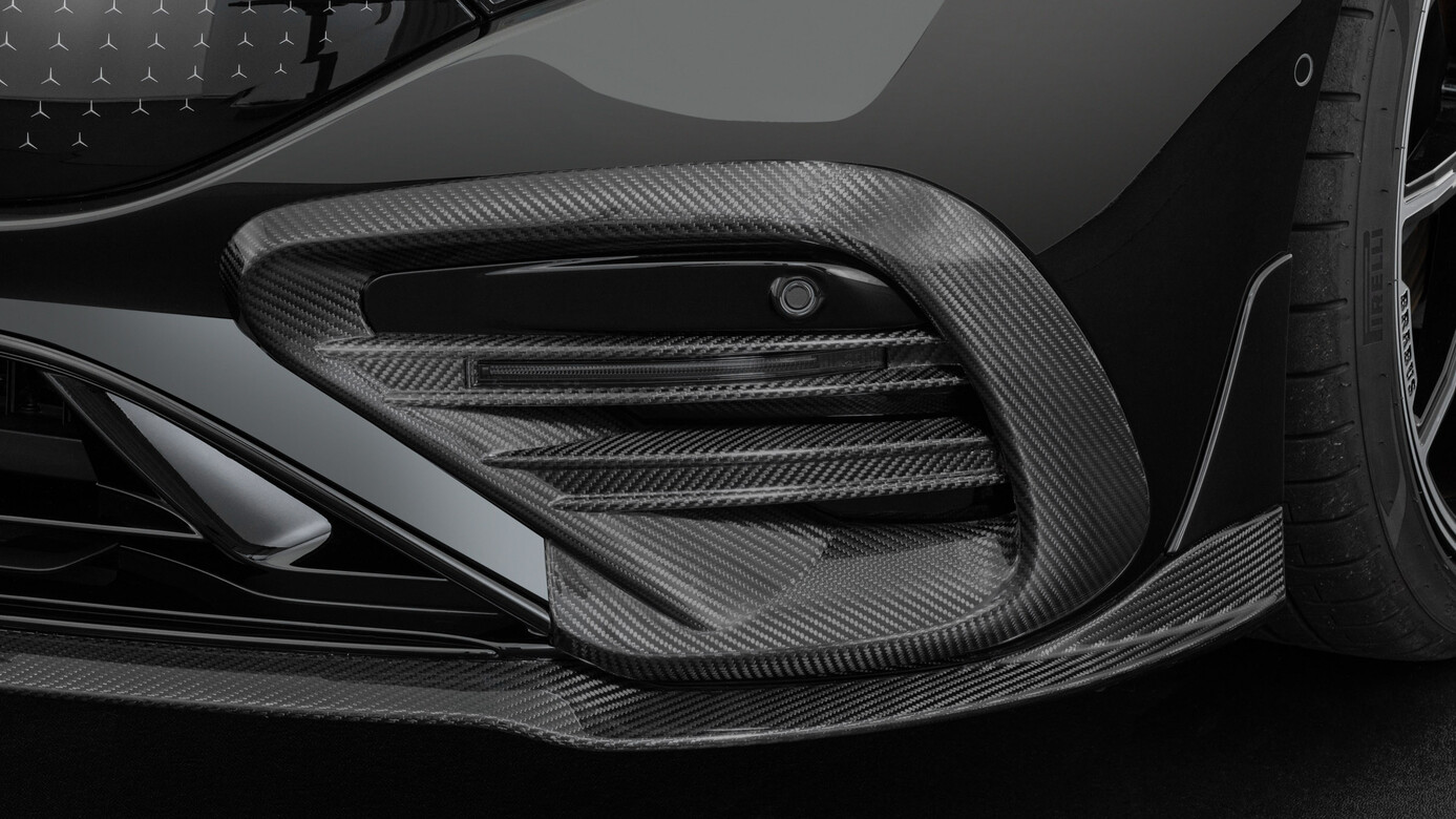 Front add-on parts Brabus Carbon for Mercedes EQS V 297 EQC 450