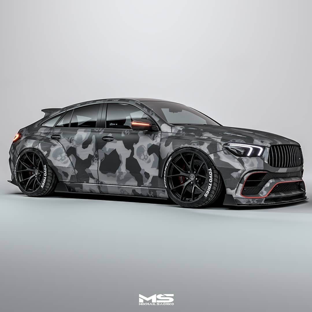 Mercedes-Benz GLE Coupe С167 Custom Body Kit by Mikhail Sachko