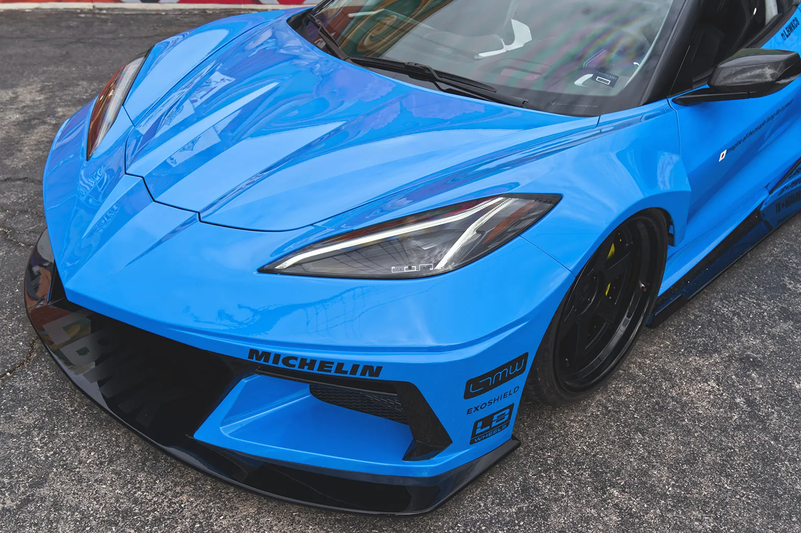Check our price and buy Liberty Walk body kit for Chevrolet Corvette C8!