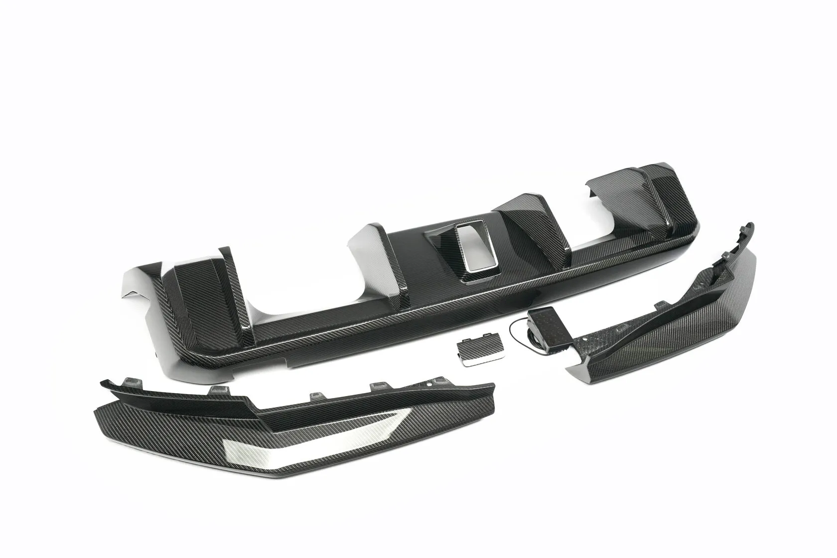 Diffuser Streetfighter Carbon for BMW M4 G82 + Rear bumper side inserts 2 pcs