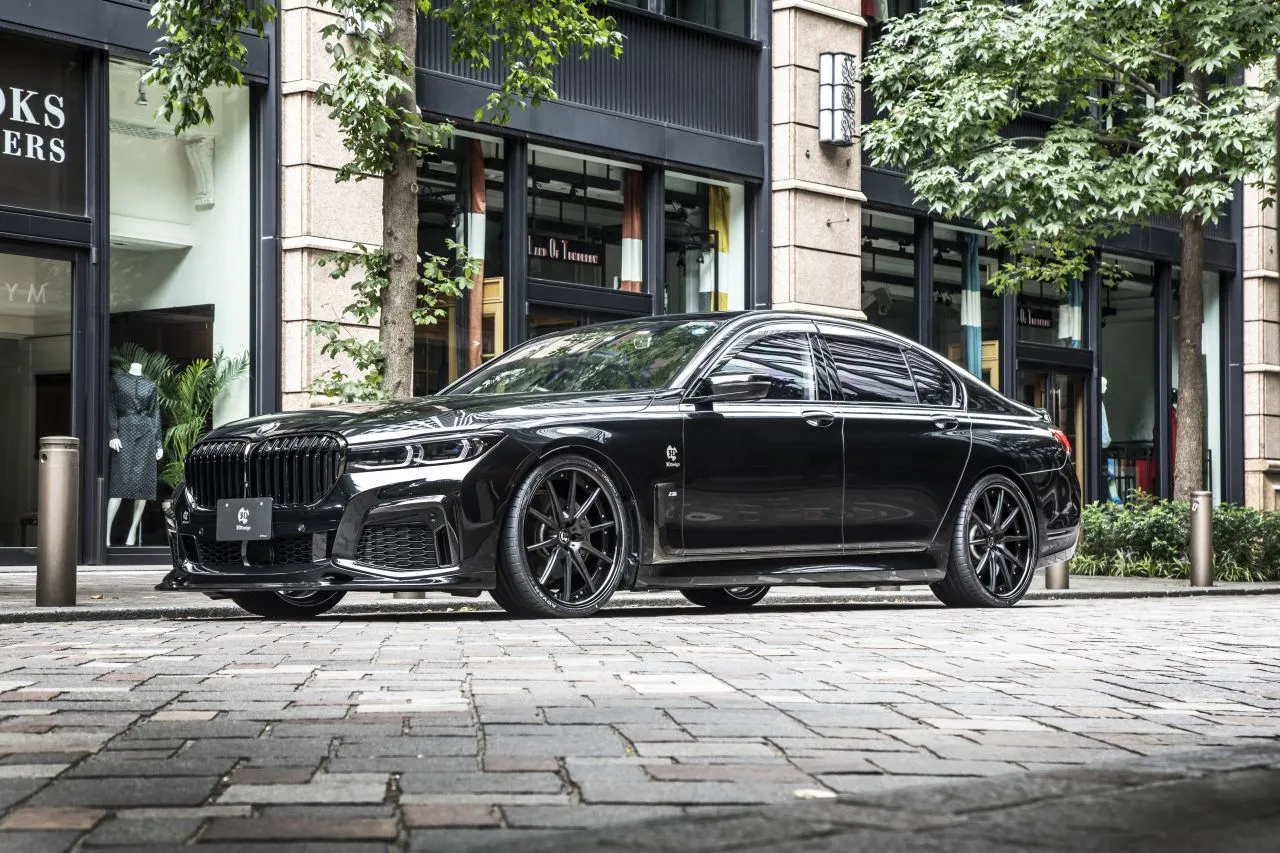 3D Design T521 21 inch Brushed Black on BMW G11 7 Series