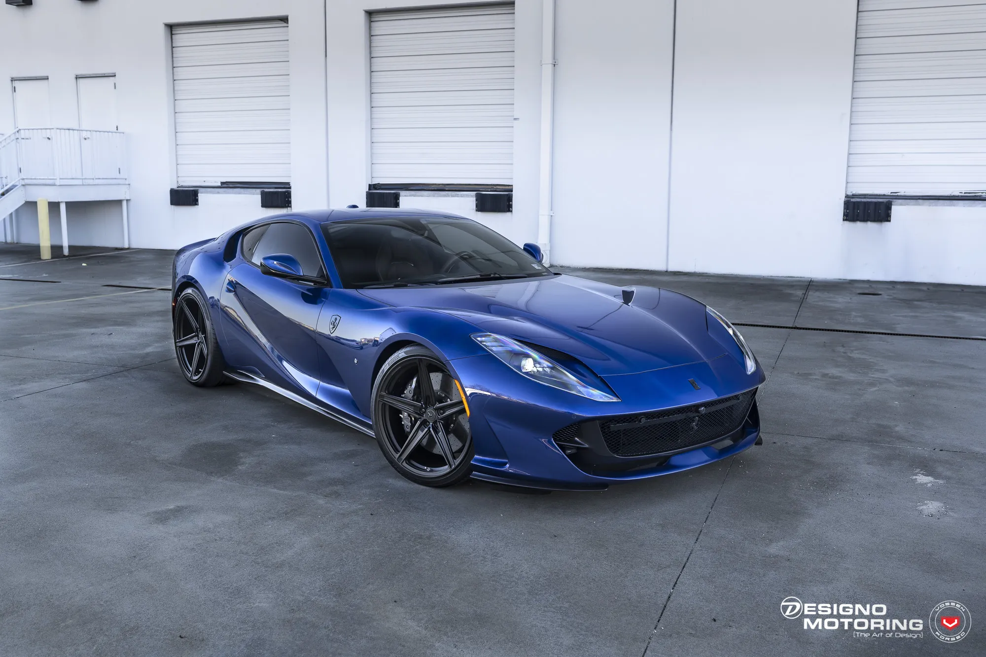 Vossen M X5 forged wheel — concave face detail