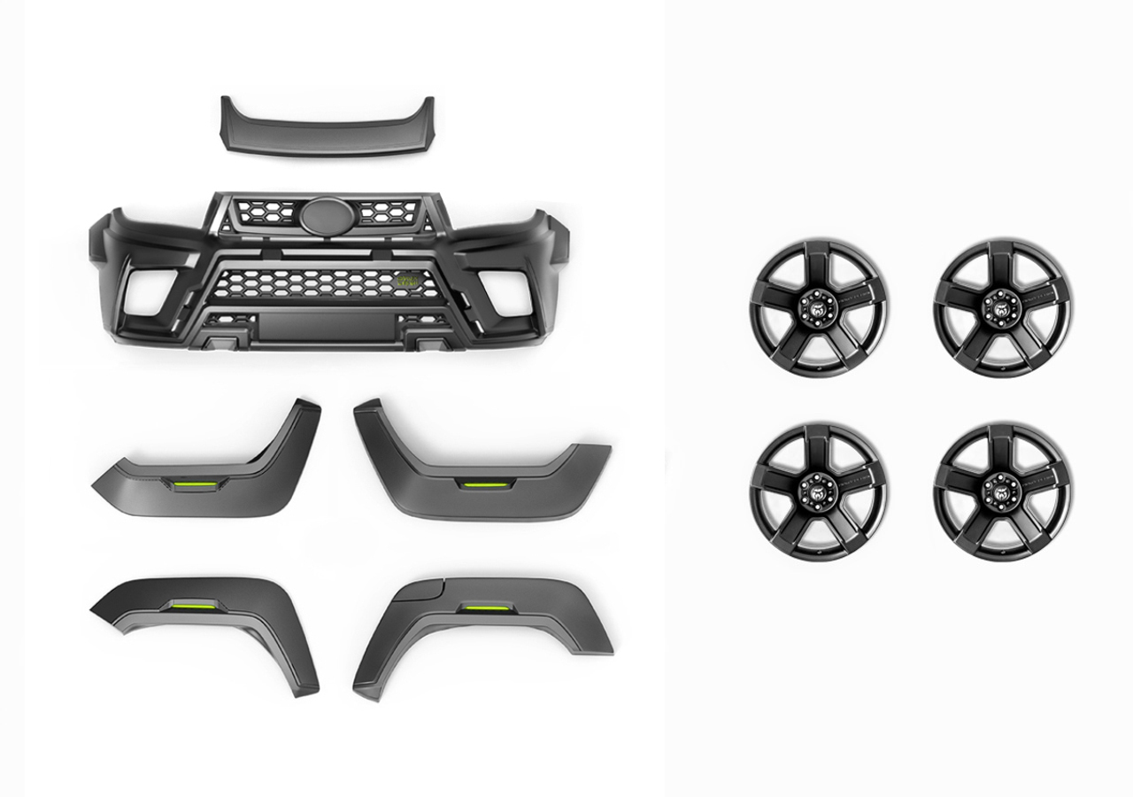 Check our price and buy Carlex Design body kit for Toyota Hilux Prime!