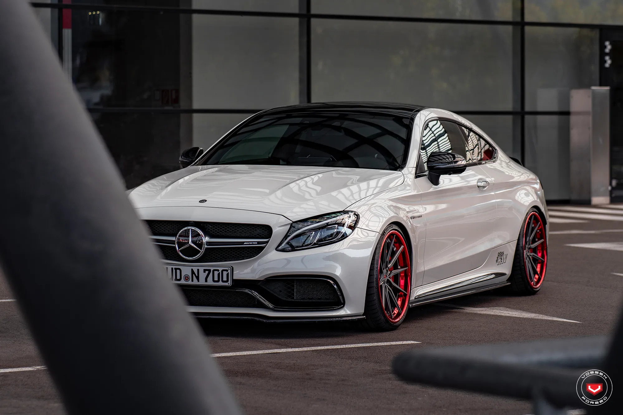 Vossen M X2 3 PIECE 3-piece forged wheel — front view