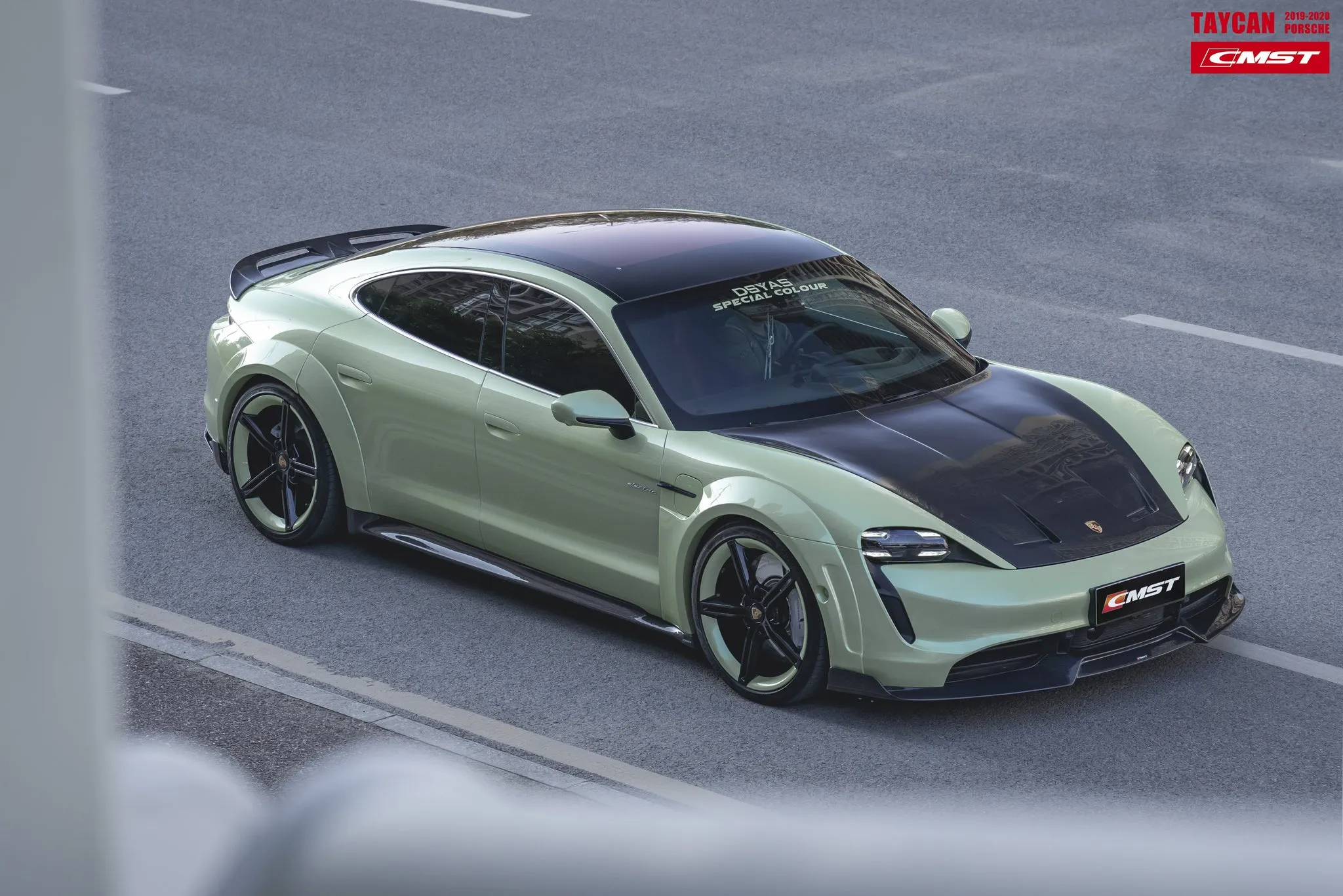 Check our price and buy CMST Carbon Fiber Body Kit set Style for Porsche Taycan Turbo & Turbo S